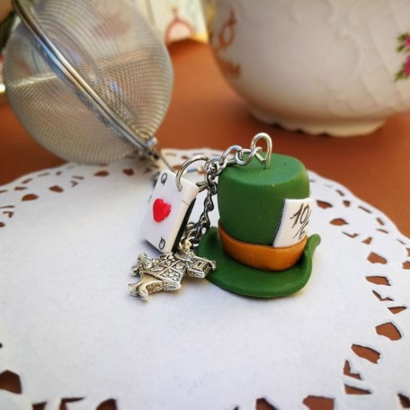 Infusore con decorazione fatta a mano 'Cappellaio Matto'