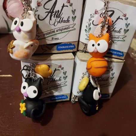 Infusore con decorazione fatta a mano Gatto