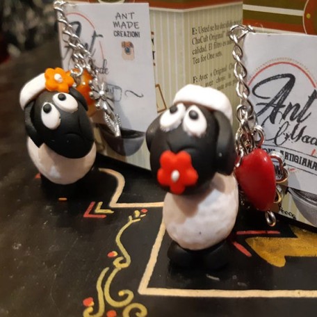 Infusore con decorazione fatta a mano Pecorella