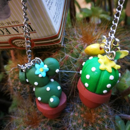 Infusore con decorazione fatta a mano Piantina Grassa Alta