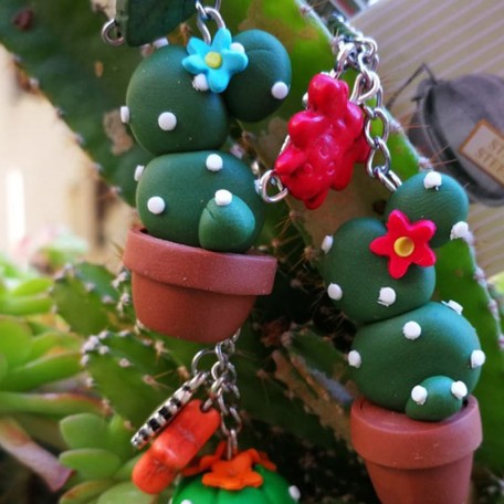 Infusore con decorazione fatta a mano Piantina Grassa Alta