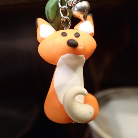 Infusore con pendaglio fatto a mano Volpi