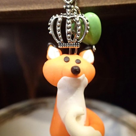 Infusore con pendaglio fatto a mano Volpi