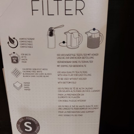 Bustine vuote per il tè Taglia S