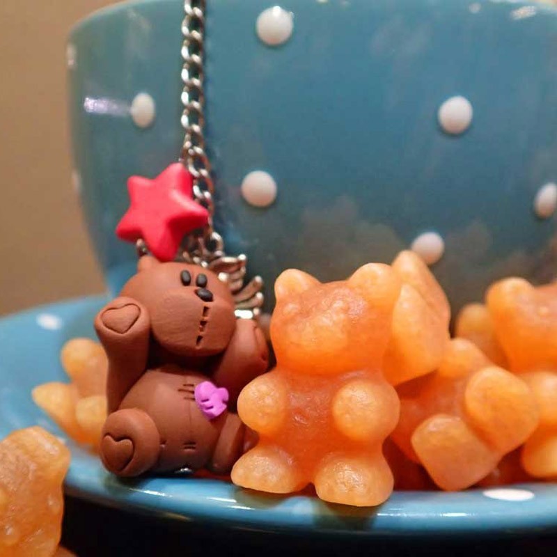 Orsetti da infuso all'arancia e cannella