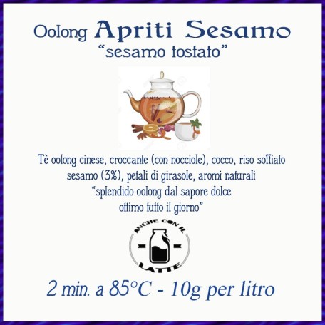Apriti Sesamo - Oolong al sesamo tostato