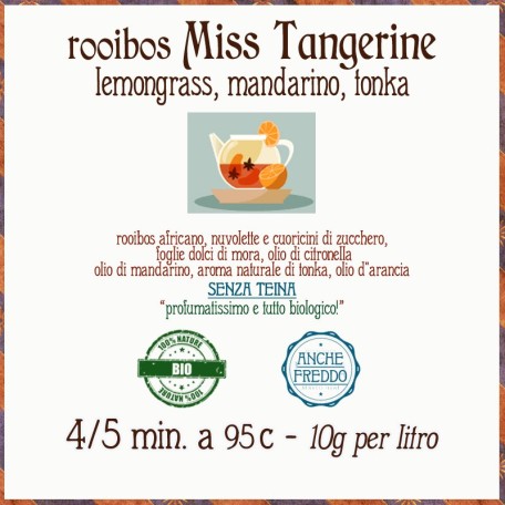 Miss Tangerine Bio, mandarino, tonka e lemongrass