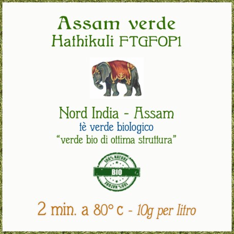 Assam Verde Bio Hathikuli FTGFOP1