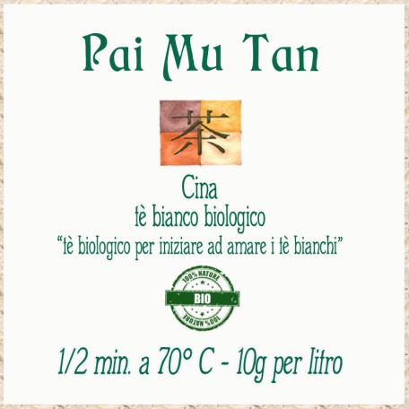 Pai Mu Tan (Bai Mu Dan) Biologico