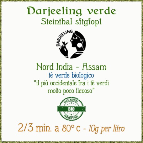 Darjeeling Verde Steinthal SFTGFOP1 Biologico