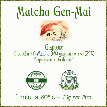 Matcha Genmai Biologico