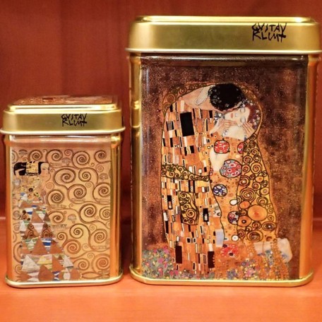 Scatola per tè Klimt Kiss 25 grammi