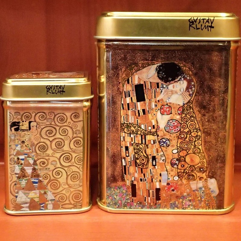 Scatola per tè Klimt Kiss 100 grammi