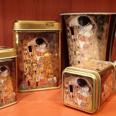 Scatola per tè Klimt Kiss 100 grammi