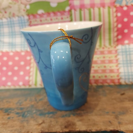 Tazza Gatto Blu Seduto 0,30lt