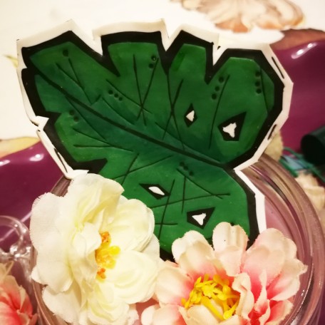 Spilla Foglia Tropicale