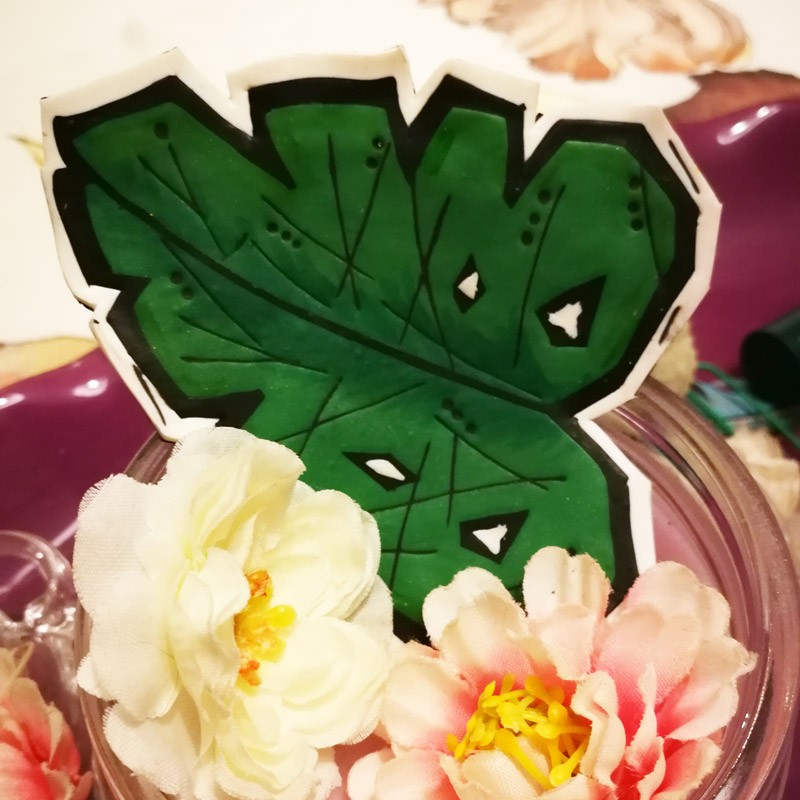 Spilla Foglia Tropicale