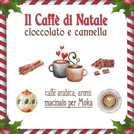 Caffè di Natale al cioccolato e cannella conf. 100g.