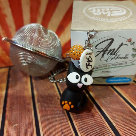 Infusore con decorazione fatta a mano Gatto