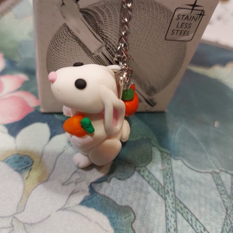 Infusore con decorazione fatta a mano Coniglietto