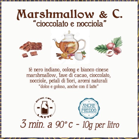 Marshmallow, cioccolato e nocciola