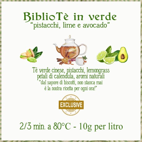 BiblioTè Verde - pistacchi, lime, avocado