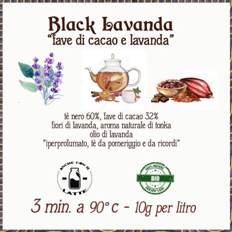 Black Lavanda, lavanda e cacao Bio
