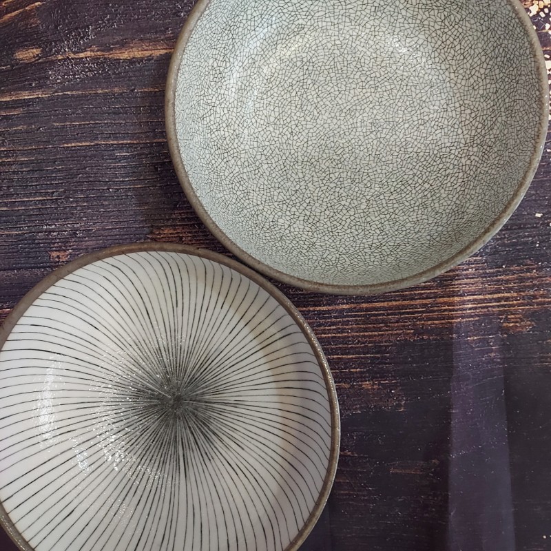 Fondina giapponese in gres da 17,5cm