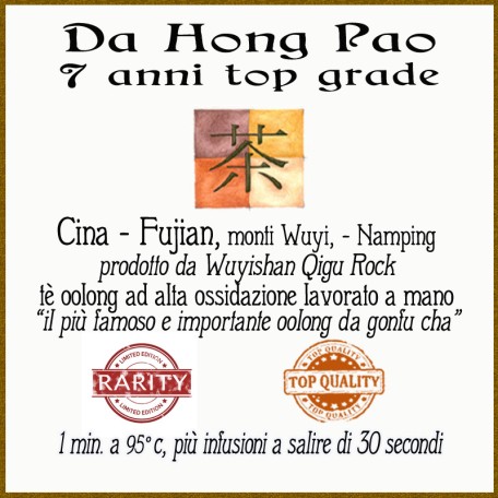 Da Hong Pao 7 anni top grade