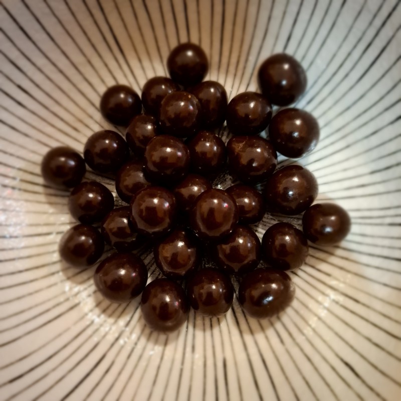 Nocciole IGP Piemonte con cioccolato fondente100g.