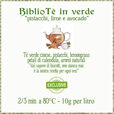 BiblioTè Verde - pistacchi, lime, avocado