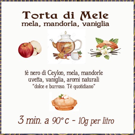 Torta di Mele - mela mandorla, vaniglia
