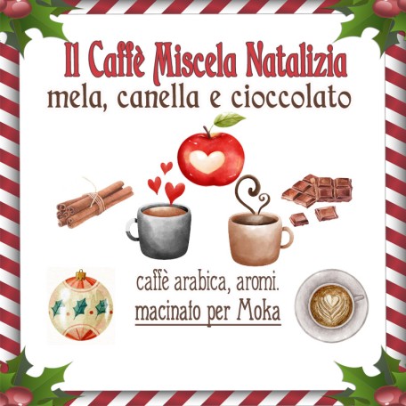 Caffè Miscela Natalizia con mela e cannella conf. 100g.