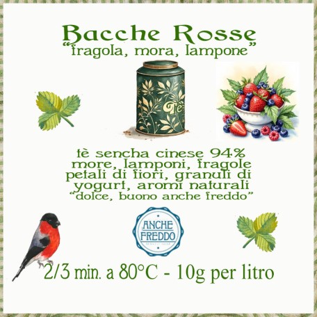 Bacche Rosse (fragola, mora,lampone) Conf. 75/150/250 g
