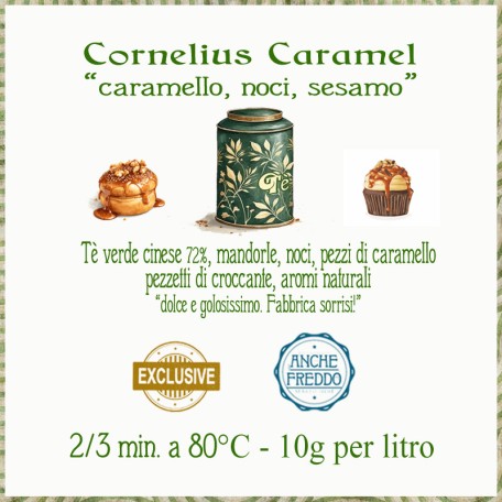Cornelius Caramell - caramello, sesamo e noci Conf. 75/150/250 g