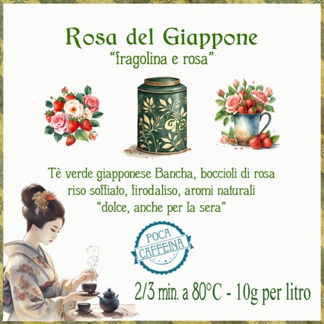 Rosa del Giappone - fragolina e panna Conf. 75/150/250 g