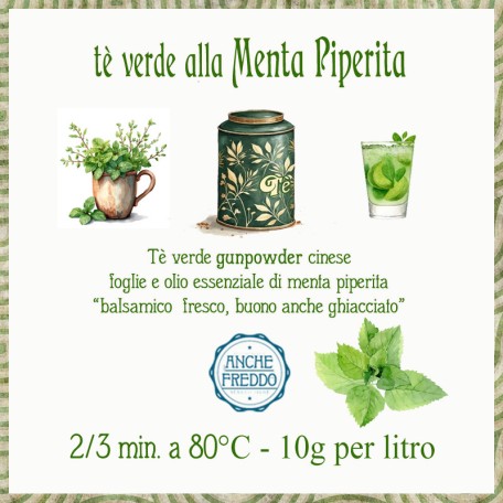 Menta Piperita Gunpowder Conf. 75/150/250 g
