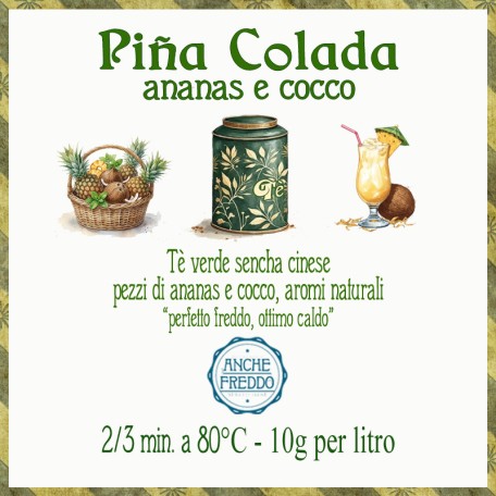 Piña Colada - ananas e cocco Conf. 75/150/250 g