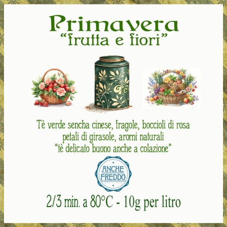 Primavera - frutta e fiori Conf. 75/150/250 g