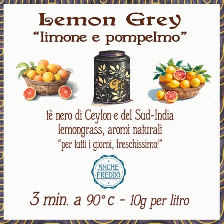 Lemon Grey - pompelmo e limone Conf. 75/150/250 g