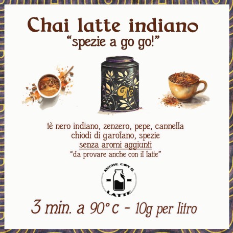 Chai Latte Indiano Conf. 75/150/250 g