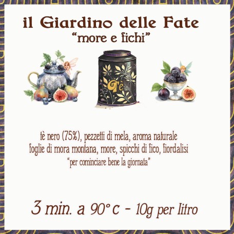 Il Giardino delle Fate - mora e fichi Conf. 75/150/250 g