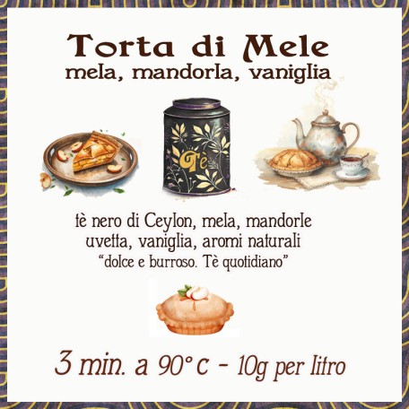 Torta di Mele - mela mandorla, vaniglia Conf. 75/150/250 g