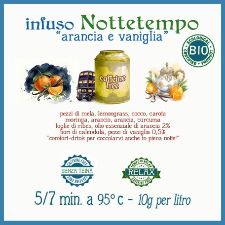 NotteTempo - Arancia e Vaniglia Biologico Conf. 75/150/250 g