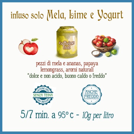 Solo Mela, Lime e Yogurt da Conf. 75/150/250 g