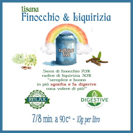 Tisana Finocchio e Liquirizia Conf. 75/150/250 g