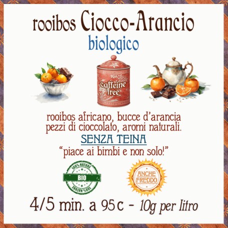 Cioccolato e Arancia bio Conf. 75/150/250 g