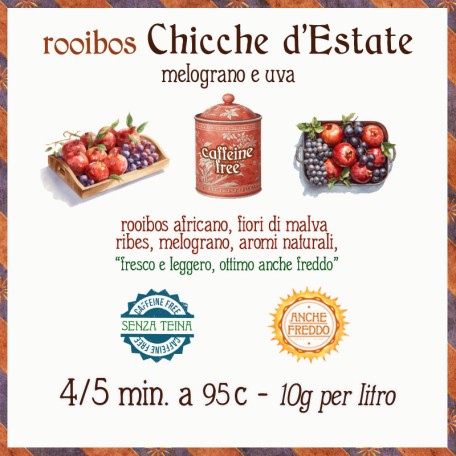 Chicche d'estate - melograno e uva Conf. 75/150/250 g