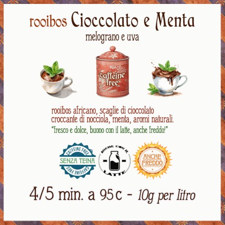Cioccolato e Menta Conf. 75/150/250 g