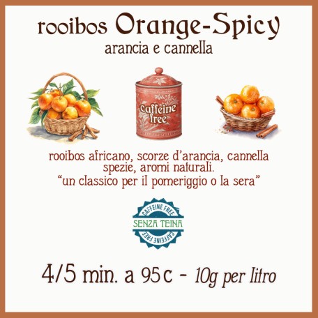 Orange Spicy - arancia e cannella Conf. 75/150/250 g